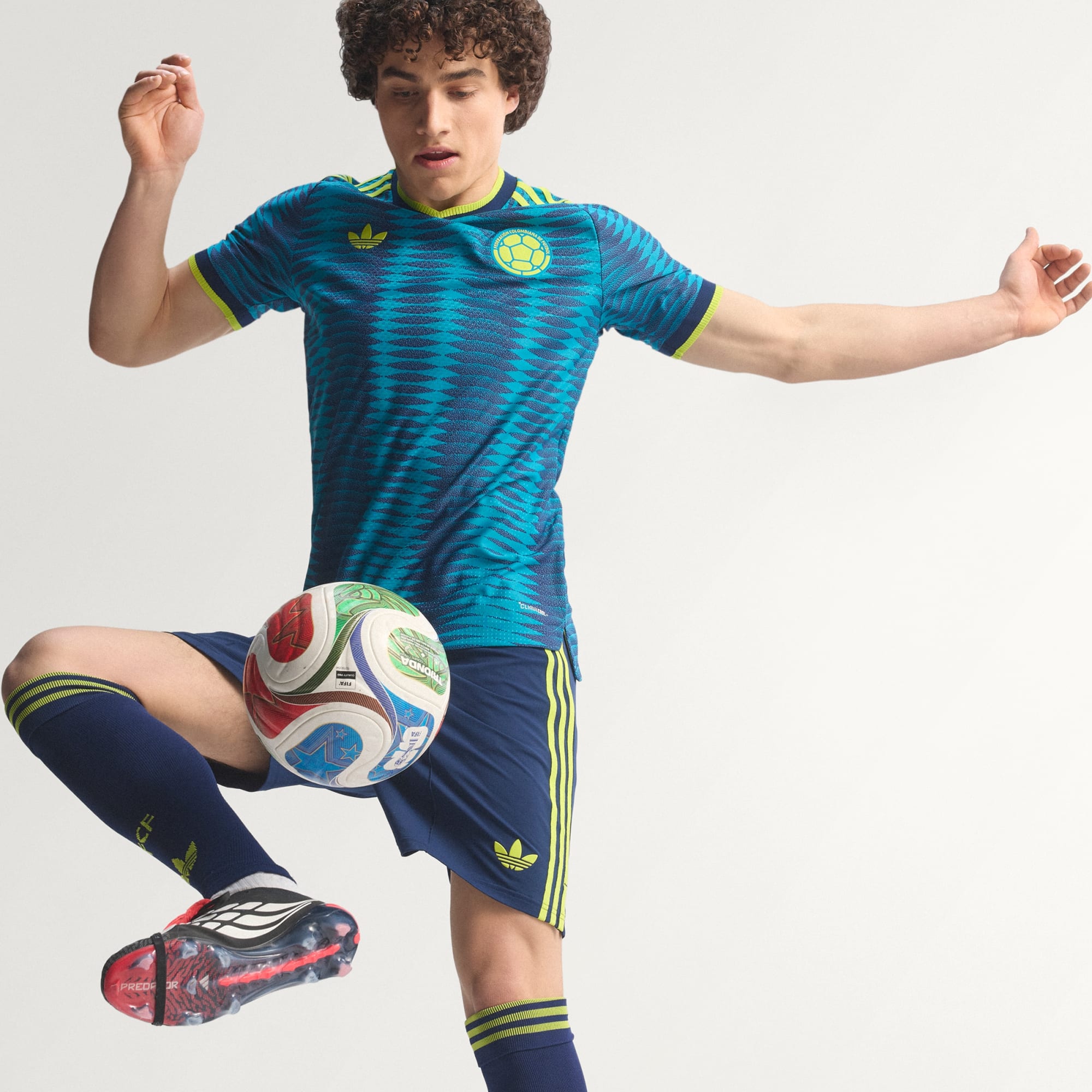 Colombia 26 Away Authentic Jersey