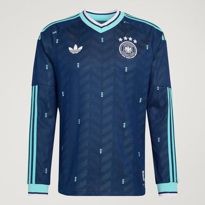 Germany 26 Away Authentic Long Sleeve Jersey