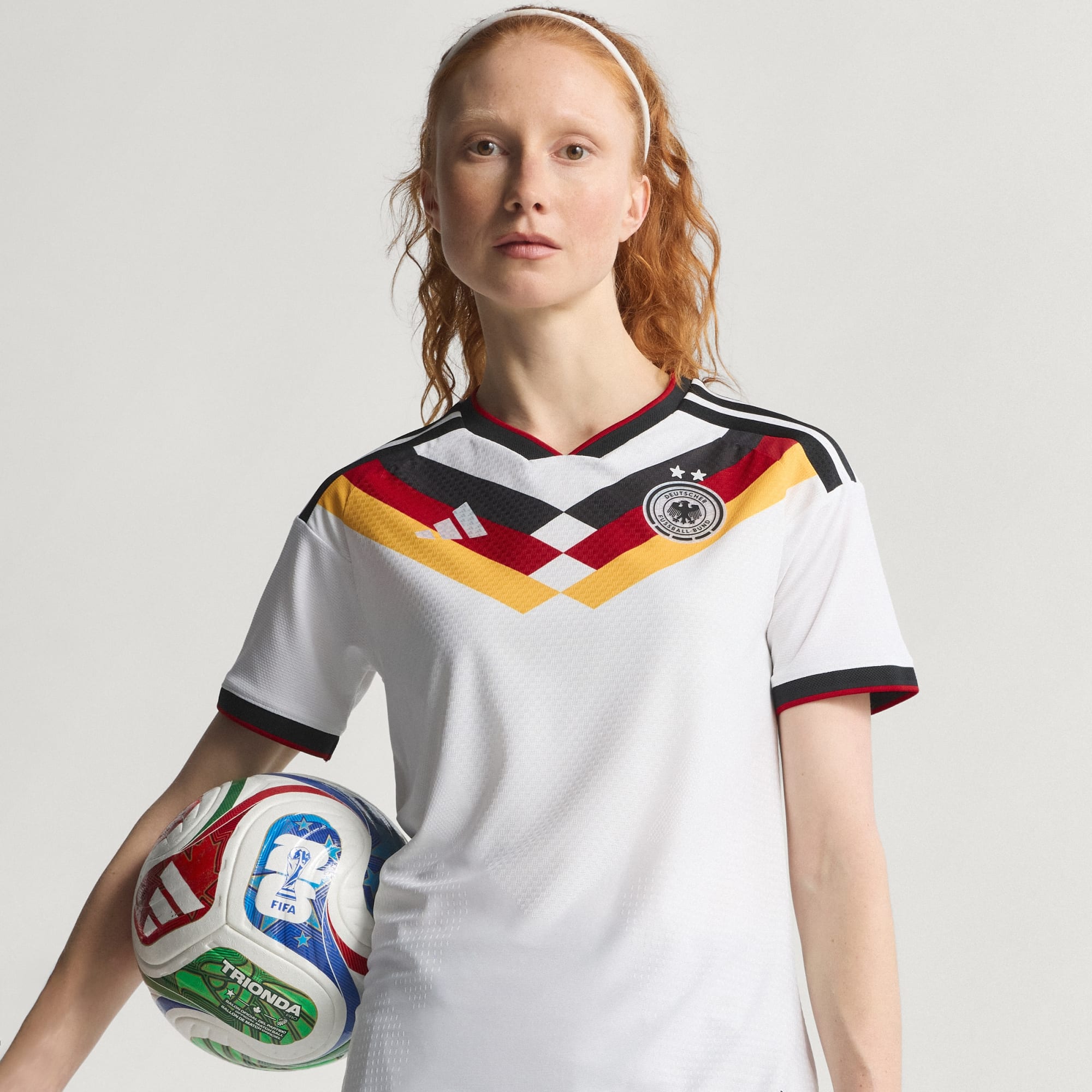 Germany 26 Women's Team Home Authentic Jersey