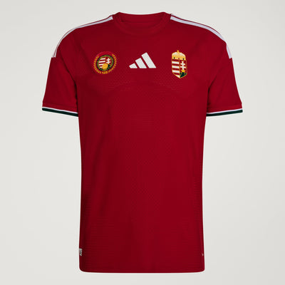 Hungary 26 Home Authentic Jersey