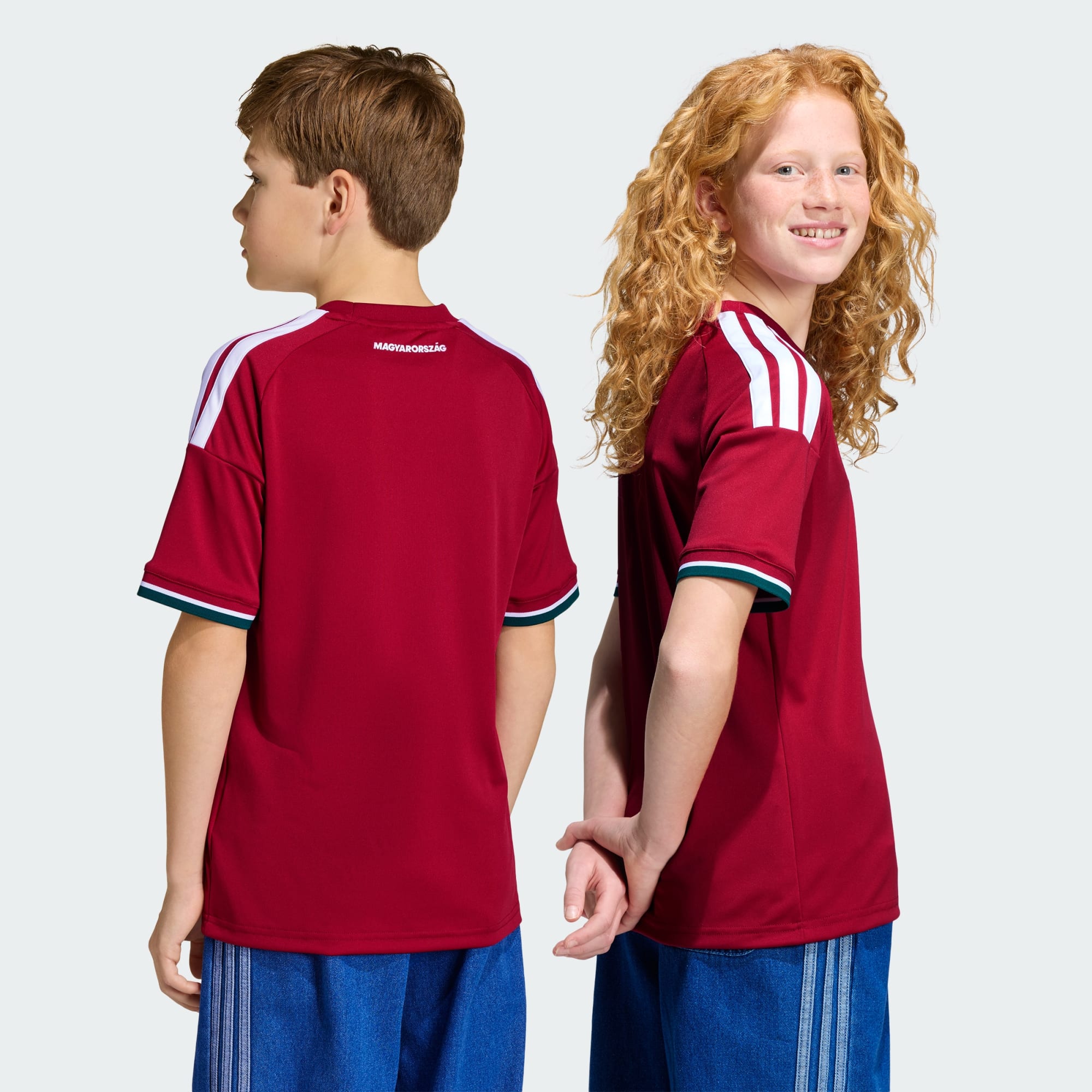 Hungary 26 Home Kids Jersey