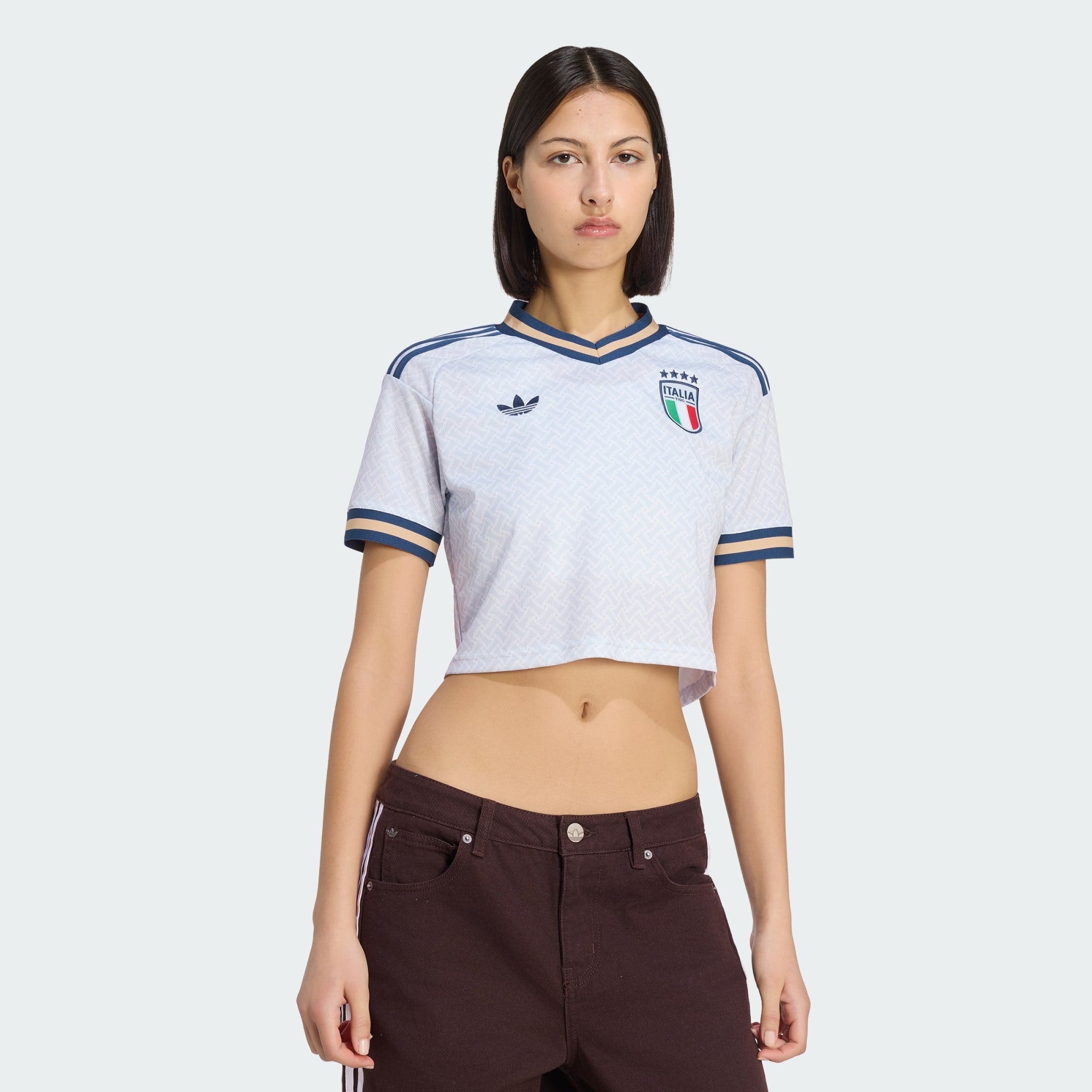 Italy 26 Away Cropped Jersey