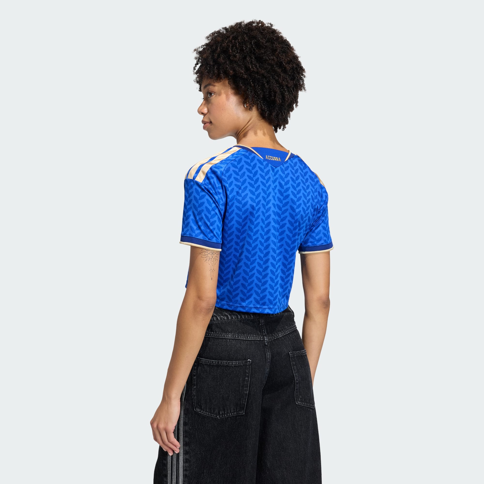 Italy 26 Home Cropped Jersey