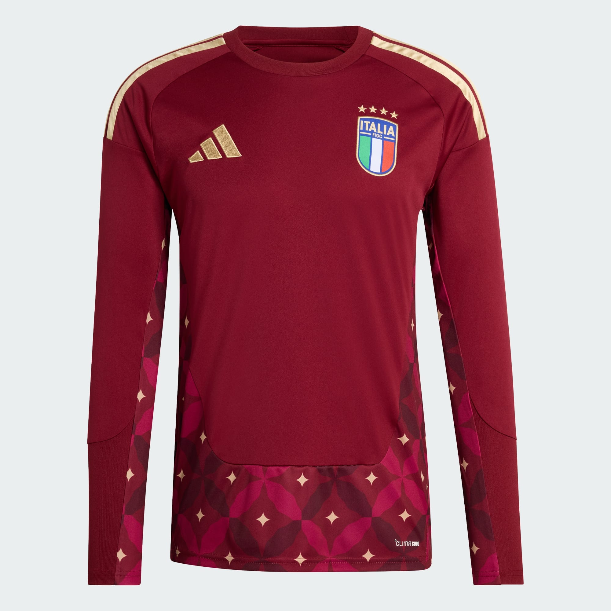 Italy 26 Home Goalkeeper Long Sleeve Jersey