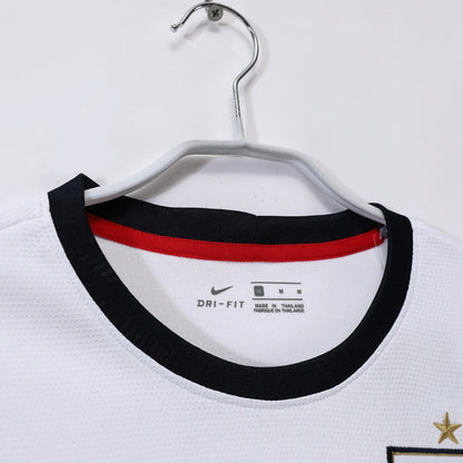 PSG 2001/02 Home Retro Football Shirt - Navy classic soccer jersey by Nike side or back view