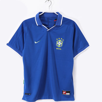 PSG 2001/02 Home Retro Football Shirt - Navy Nike classic football shirt front view