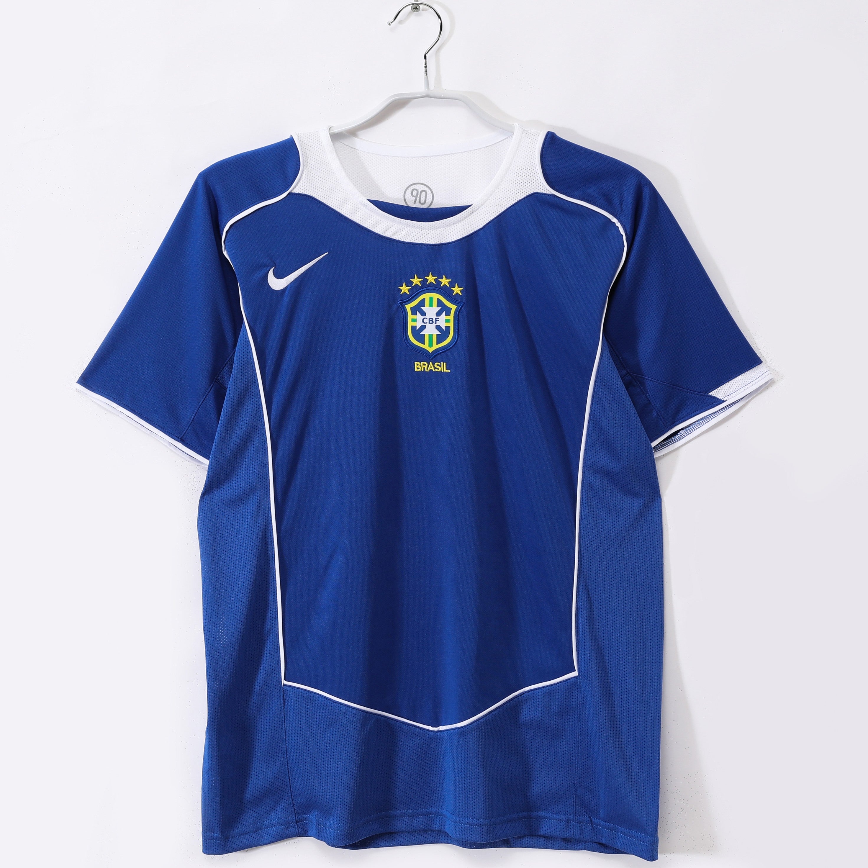 PSG 2001/02 Home Retro Football Shirt - Navy Nike classic football shirt front view