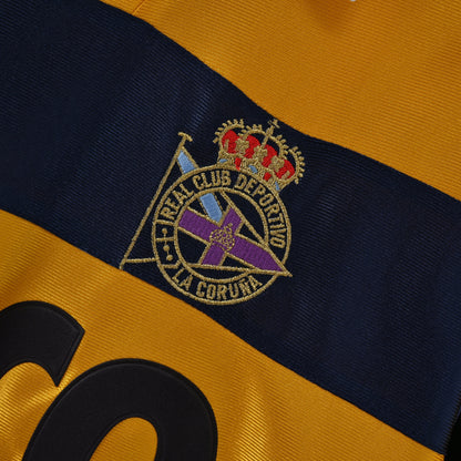 PSG 2001/02 Home Retro Football Shirt - close up details of Navy Nike retro kit