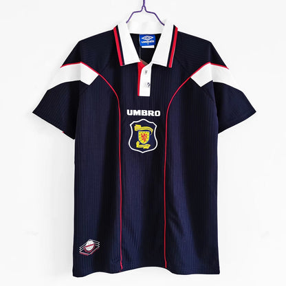 PSG 2001/02 Home Retro Football Shirt - Navy Nike classic football shirt front view