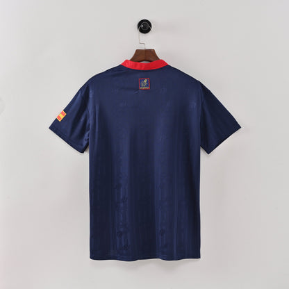 PSG 2001/02 Home Retro Football Shirt - Nike Navy vintage jersey alternate angle