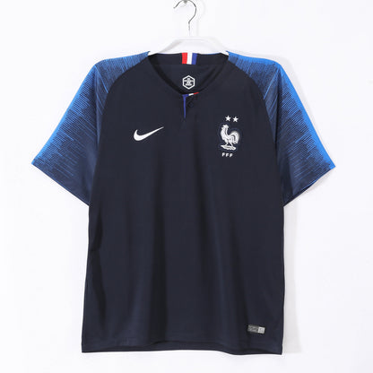 PSG 2001/02 Home Retro Football Shirt - Navy Nike classic football shirt front view