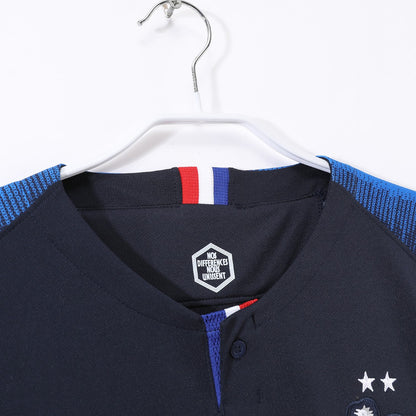 PSG 2001/02 Home Retro Football Shirt - Navy classic soccer jersey by Nike side or back view