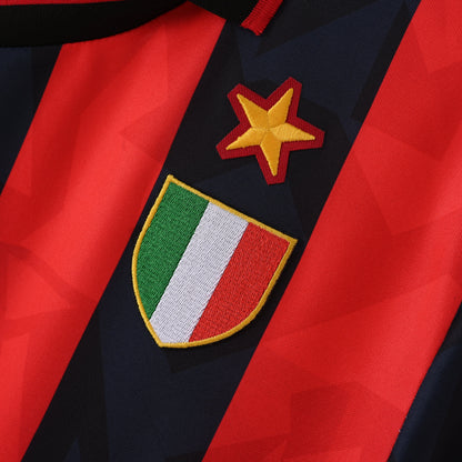 PSG 2001/02 Home Retro Football Shirt - close up details of Navy Nike retro kit