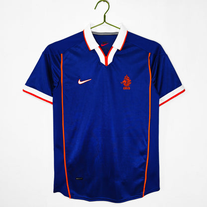 PSG 2001/02 Home Retro Football Shirt - Navy Nike classic football shirt front view
