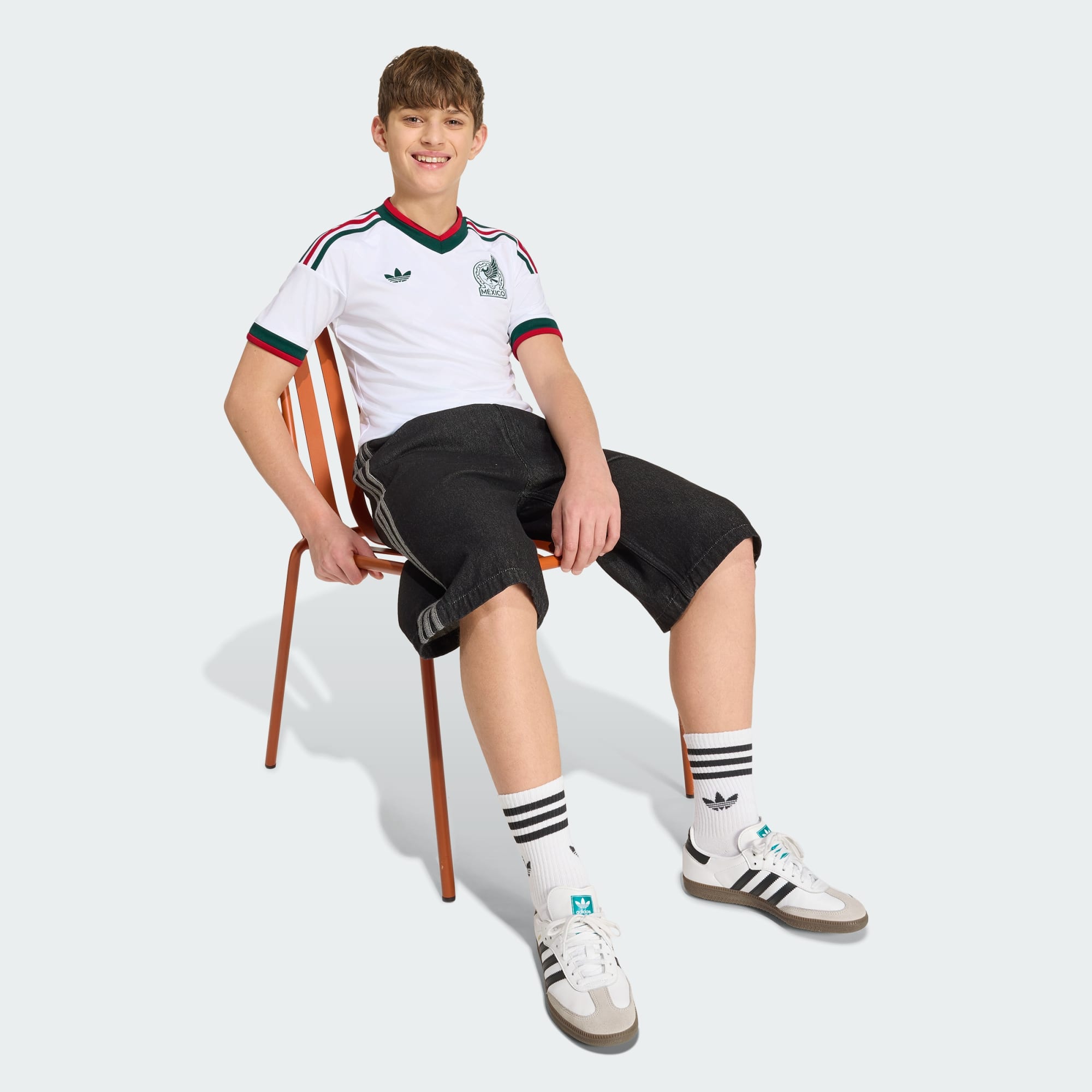 Mexico 26 Away Kids Jersey