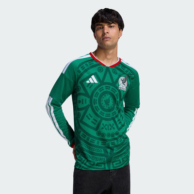 Mexico 26 Home Long Sleeve Jersey