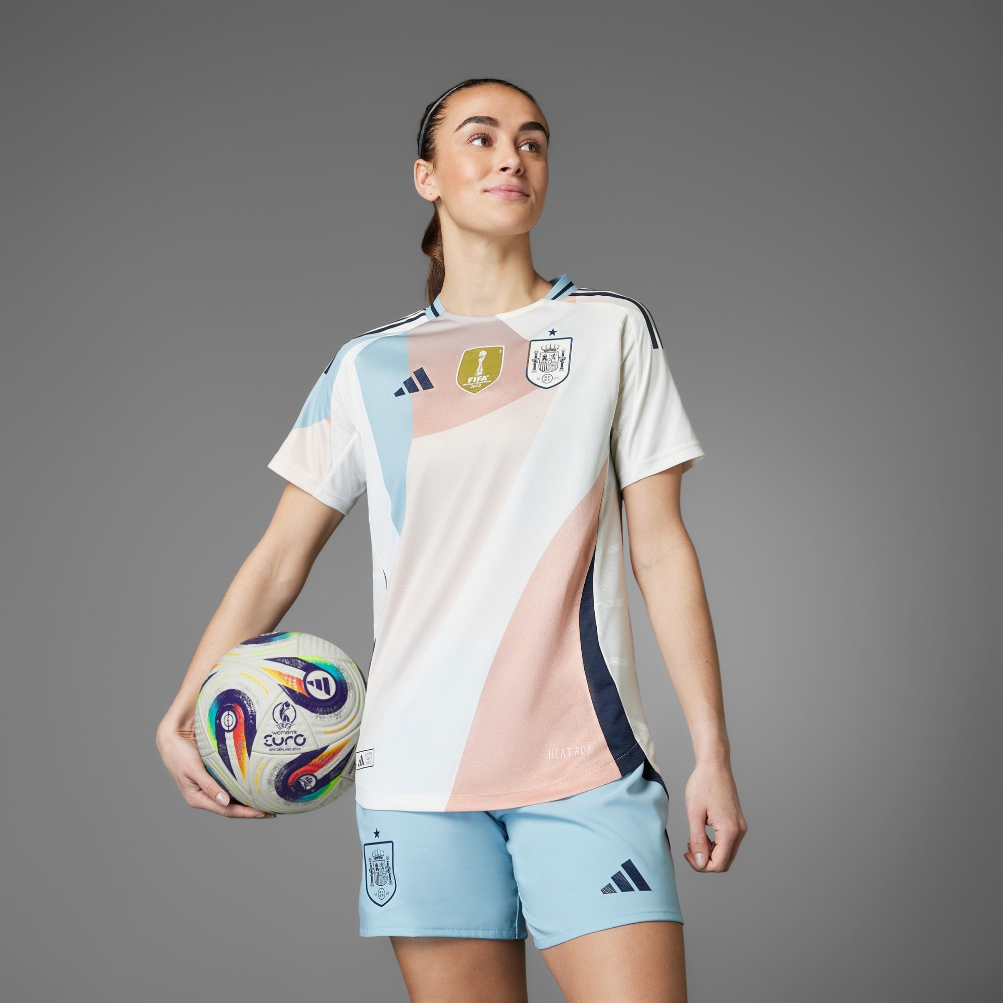 Spain 25 (Women's Team) Away Authentic Jersey