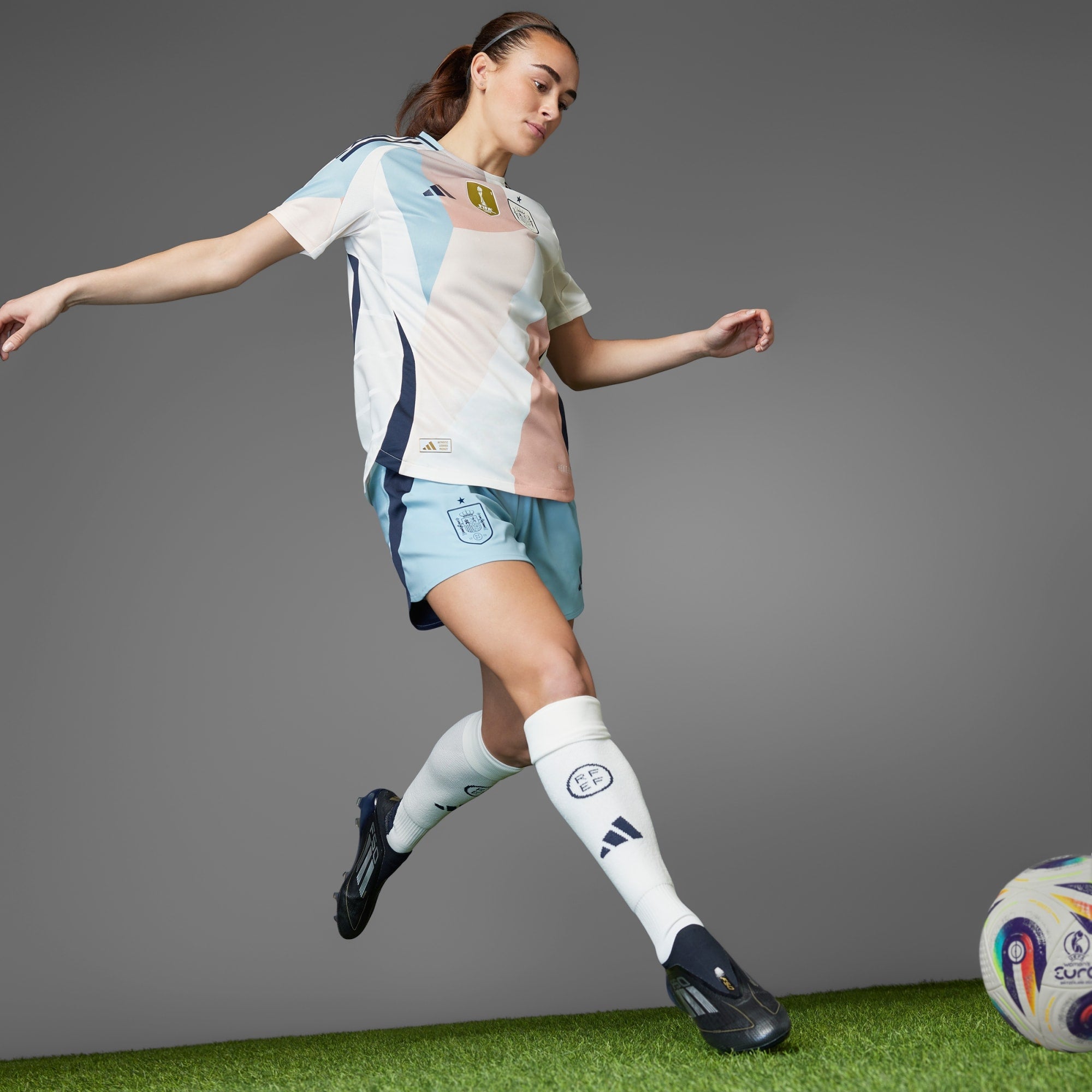 Spain 25 (Women's Team) Away Authentic Jersey