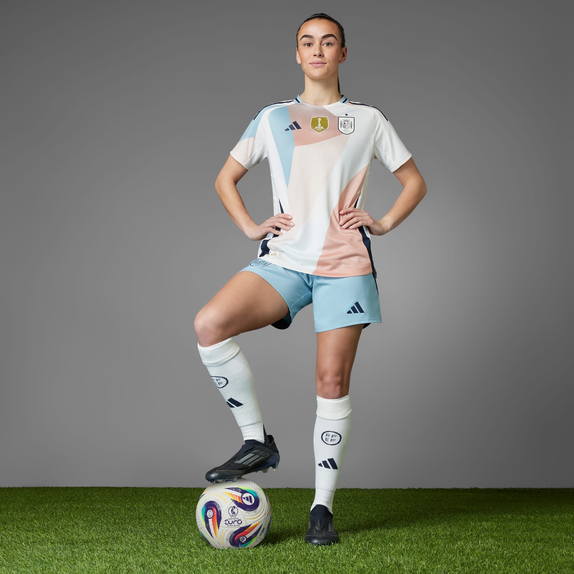 Spain 25 (Women's Team) Away Authentic Jersey