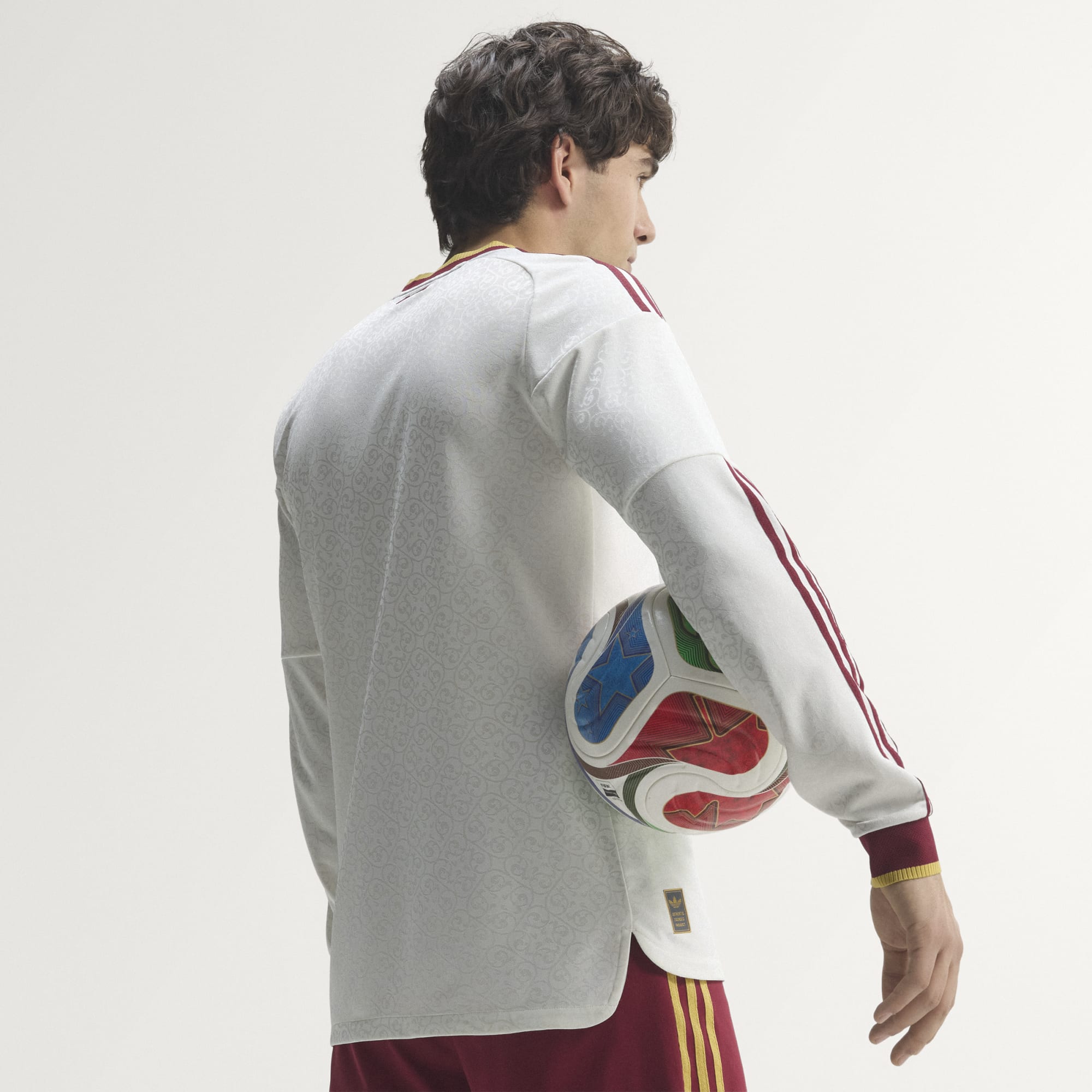 Spain 26 Away Authentic Long Sleeve Jersey