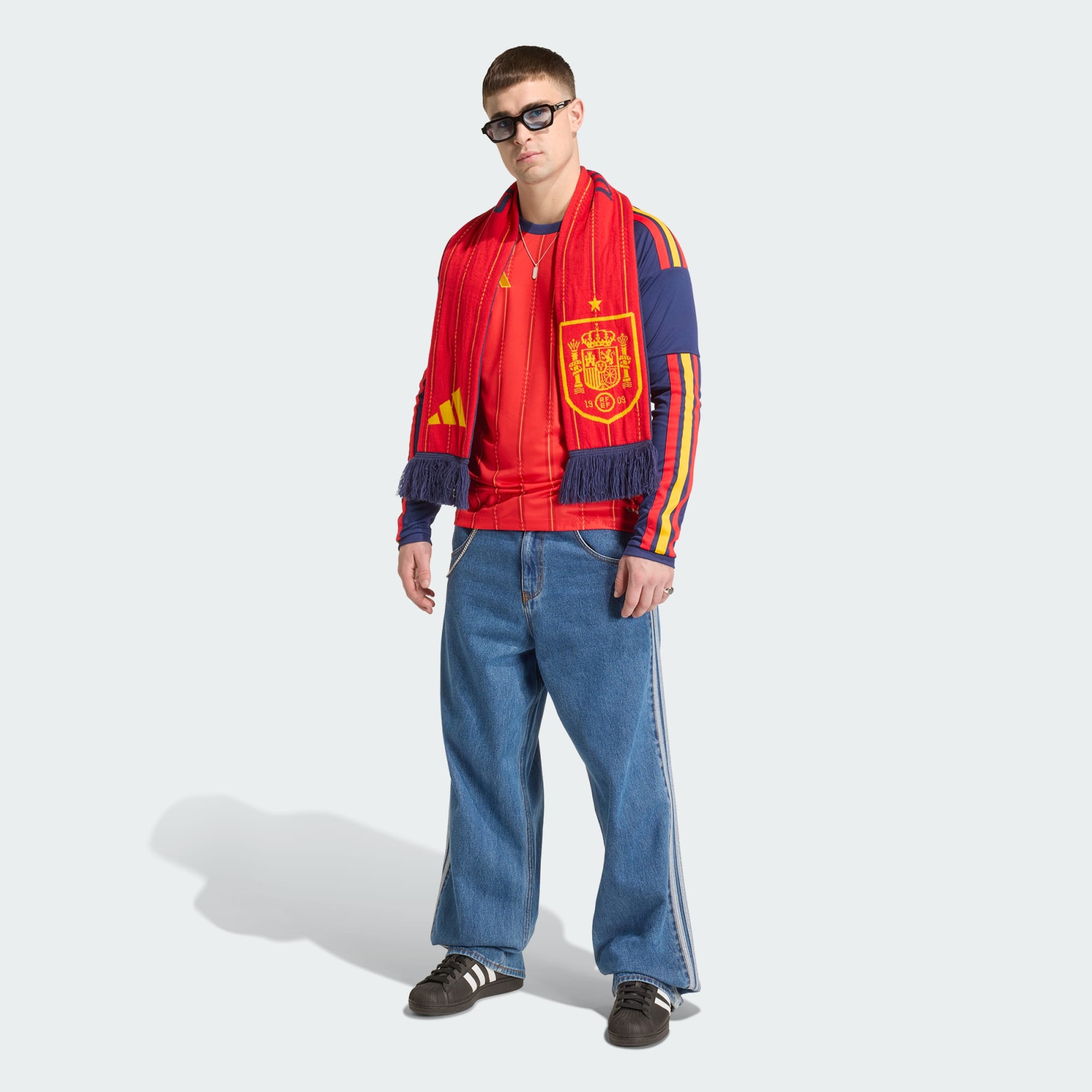 Spain 26 Home Long Sleeve Jersey