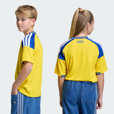 Sweden 26 Home Kids Jersey