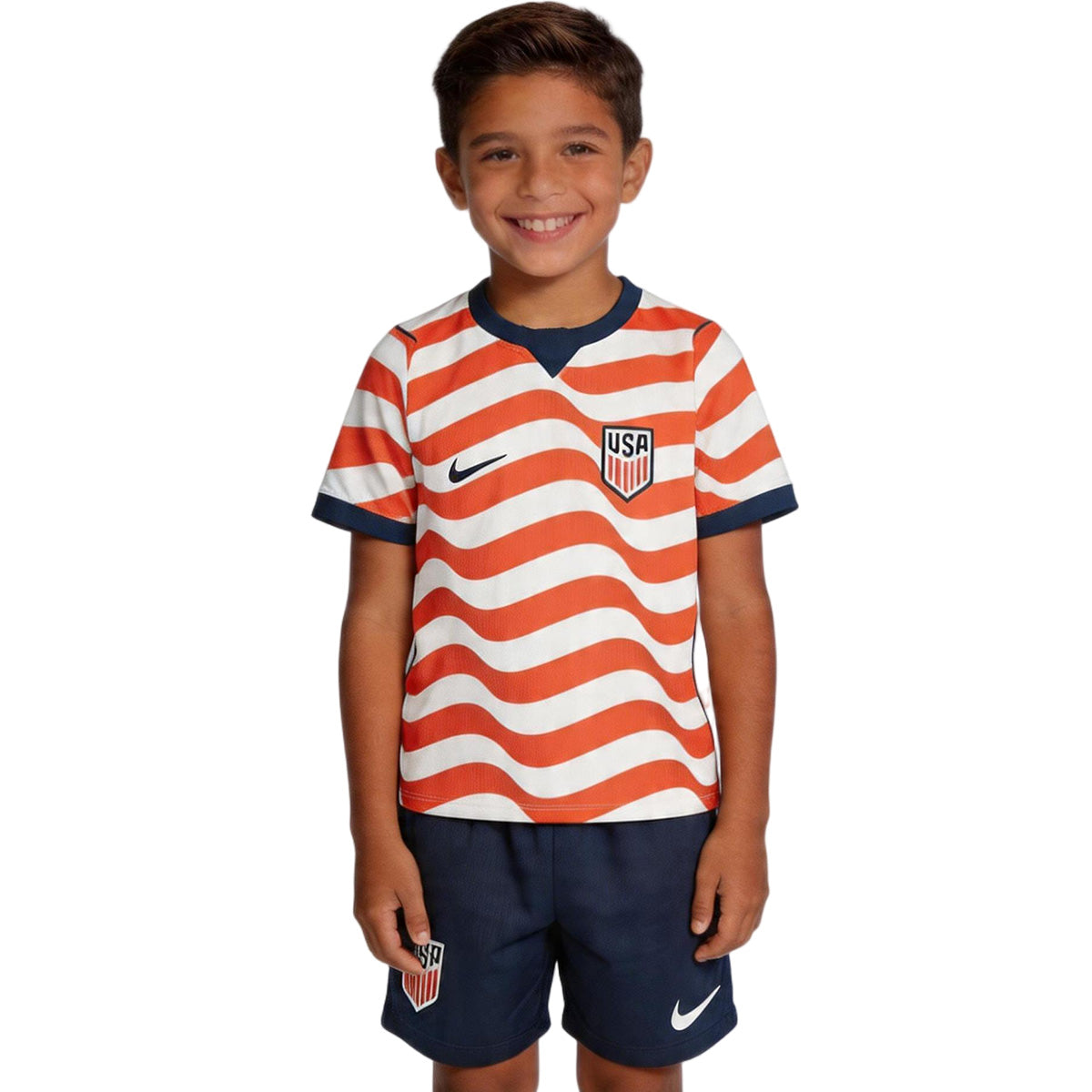 Kids USMNT Home Soccer Kit 2026 World Cup Jersey