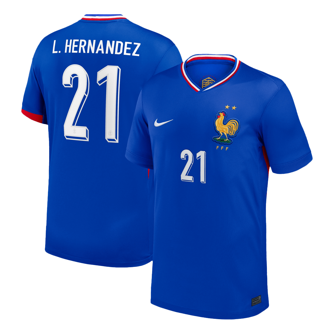 L.Hernandez #21 France Home Soccer Jersey