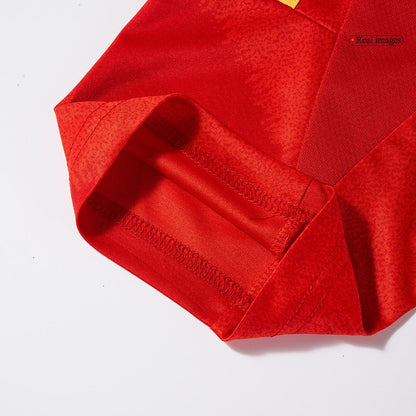 Spain Home Soccer Jersey Euro