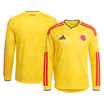 Colombia Home Long Sleeve Soccer Jersey 2026