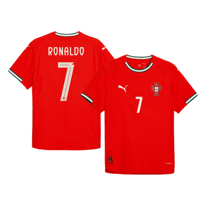 Authentic RONALDO #7 Portugal Home Soccer Jersey 2025