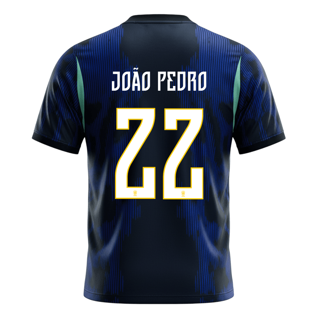 JOÃO PEDRO #22 Brazil Away Soccer Jersey 2026