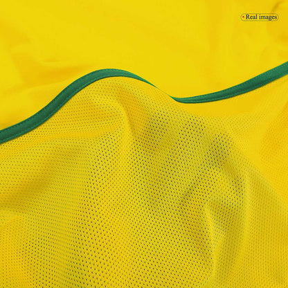 Retro RONALDO #9 2002/03 Brazil Home Soccer Jersey