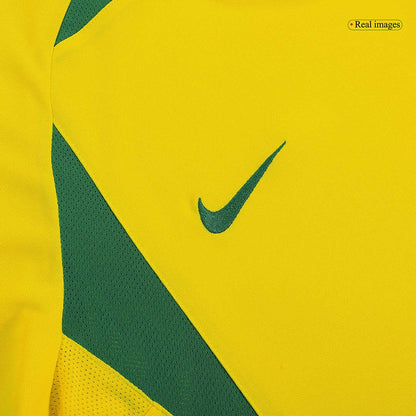 Retro RONALDO #9 2002/03 Brazil Home Soccer Jersey