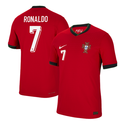 Authentic RONALDO #7 Portugal Home Soccer Jersey Euro