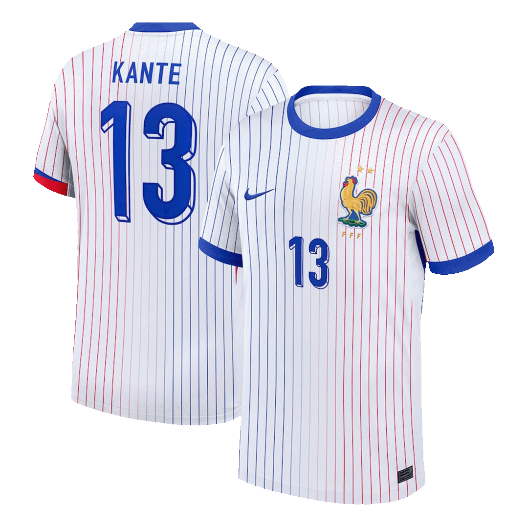 KANTE #13 France Away Soccer Jersey Euro
