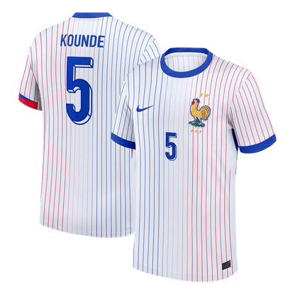 KOUNDE #5 France Away Soccer Jersey