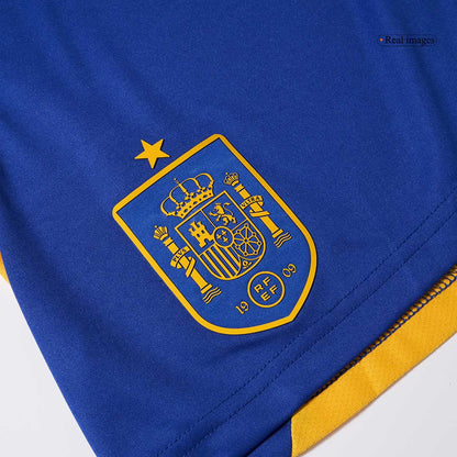 Spain Home Soccer Shorts Euro
