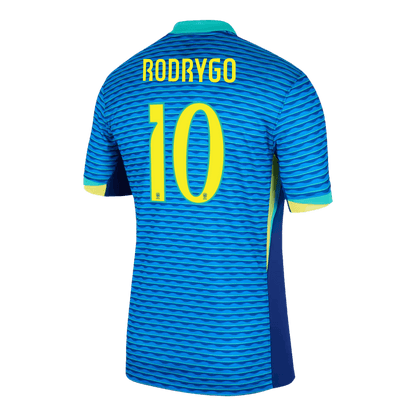 RODRYGO #10 Brazil Away 2024 Copa America Cup Jersey