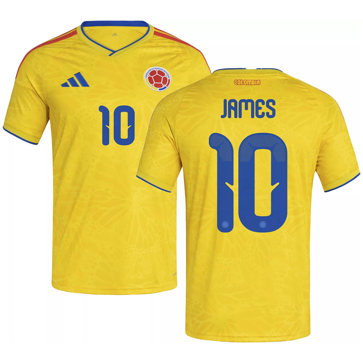 James #10 Colombia Home 2026 World Cup Jersey
