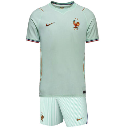 Kids France Away Soccer Kit 2026 World Cup Jersey