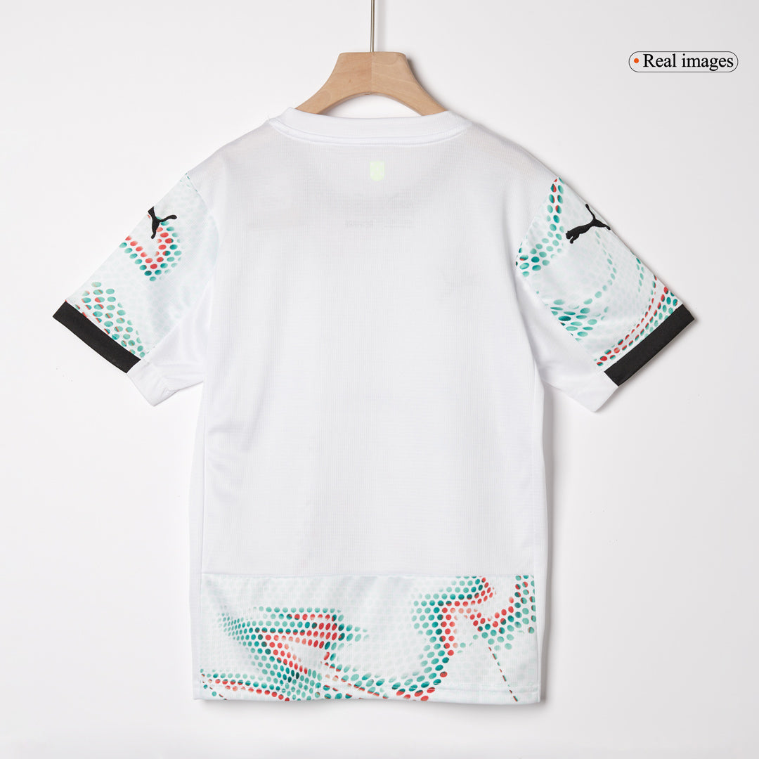 Kids Portugal Away Soccer Kit 25