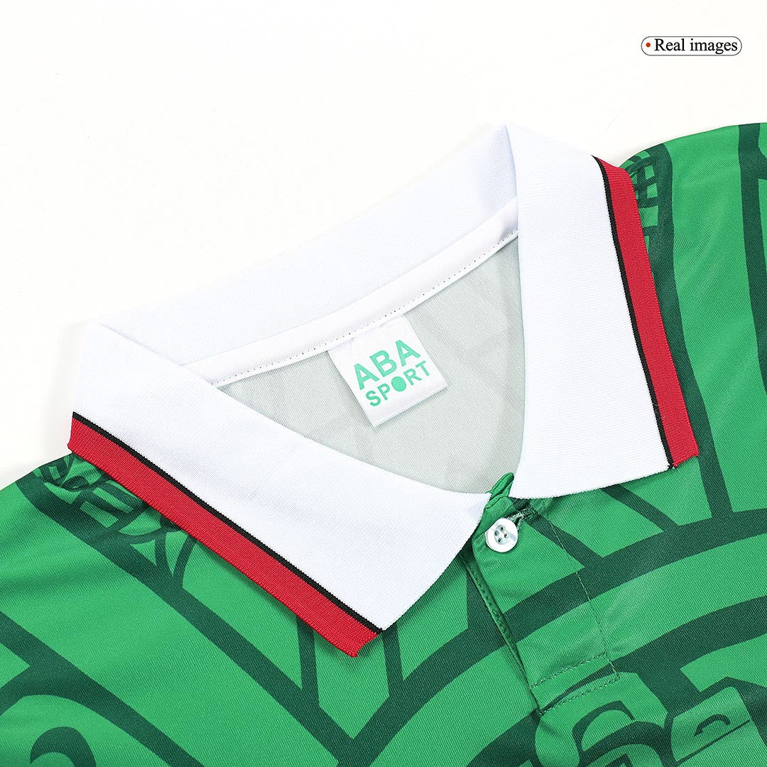 Retro 1998 Mexico Home Soccer Jersey