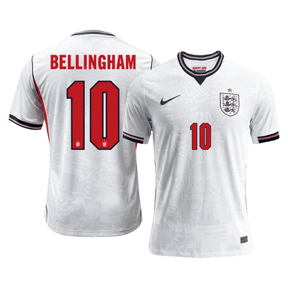 BELLINGHAM #10 England Home Soccer Jersey 2026 Player Version