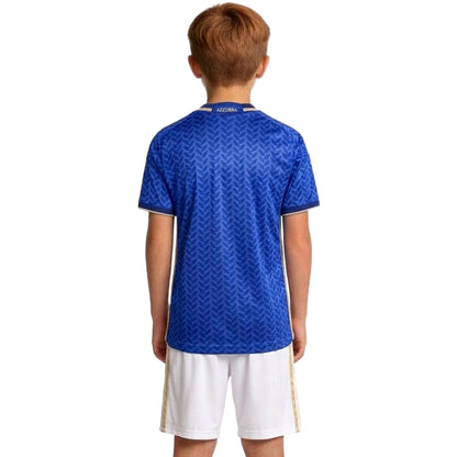 Kids Italy Home Soccer Kit 2026 World Cup Jersey