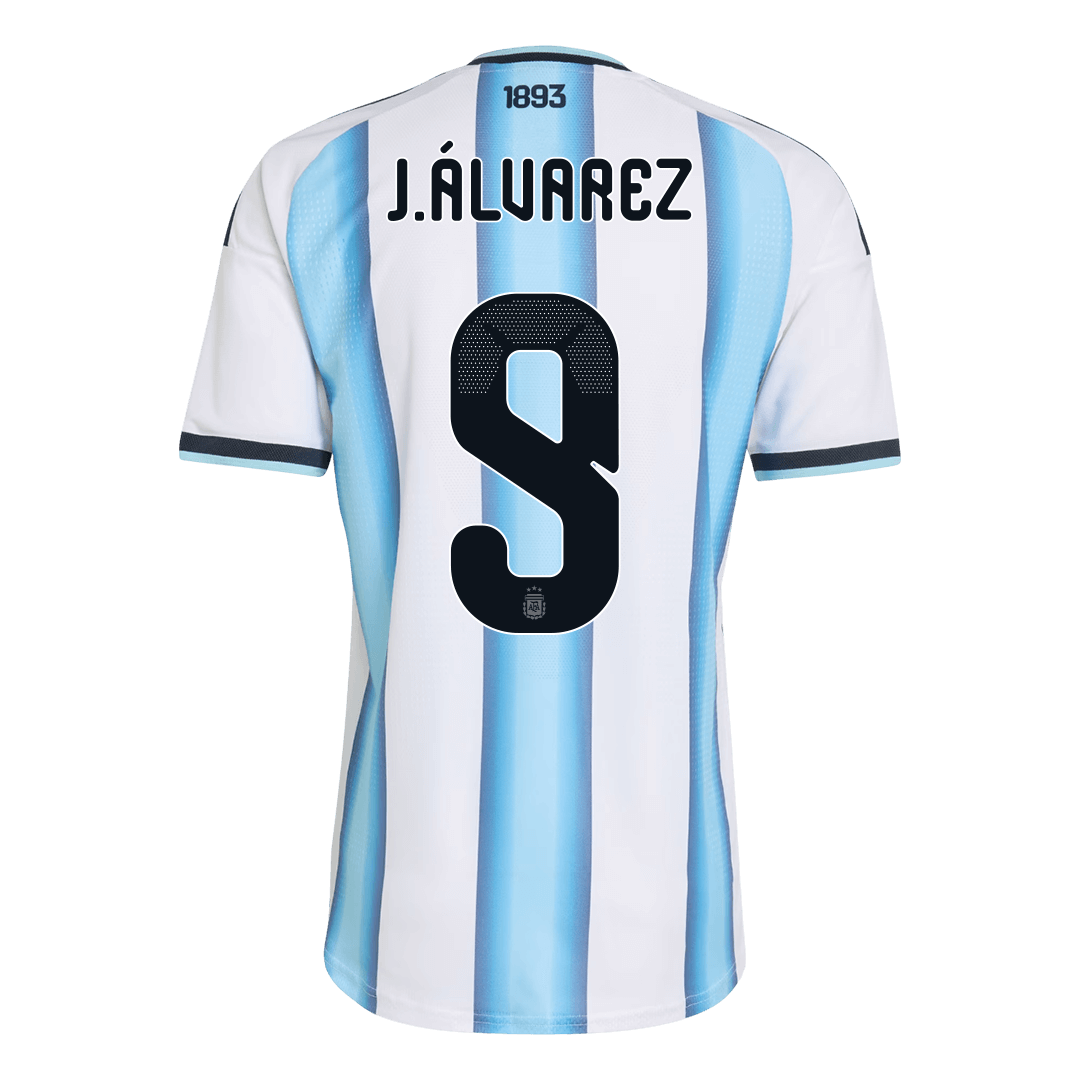 J.ÁLVAREZ #9 Argentina Home Soccer Jersey 2026 Player Version