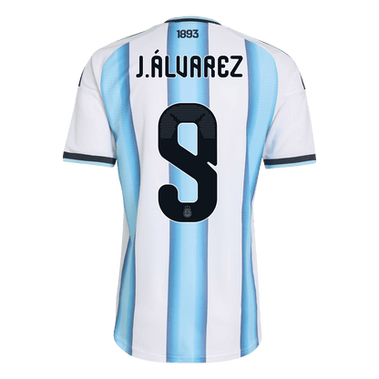 J.ÁLVAREZ #9 Argentina Home Soccer Jersey 2026 Player Version