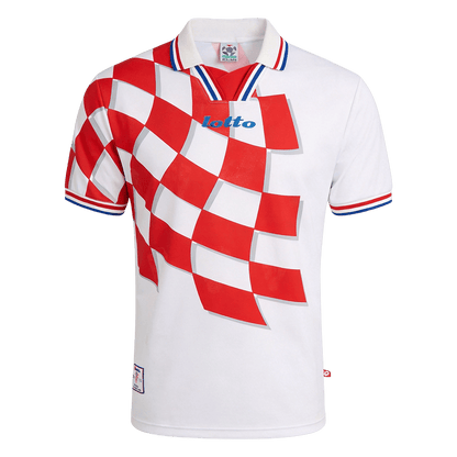 Retro 1998 Croatia Home Soccer Jersey