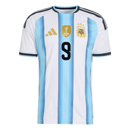 J.ÁLVAREZ #9 Argentina Home Soccer Jersey 2026 Player Version