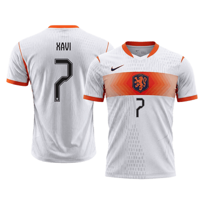 XAVI #7 Netherlands Away Soccer Jersey 2026 Player Version